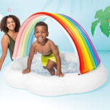Rainbow Cloud Inflatable Spray Baby Pool