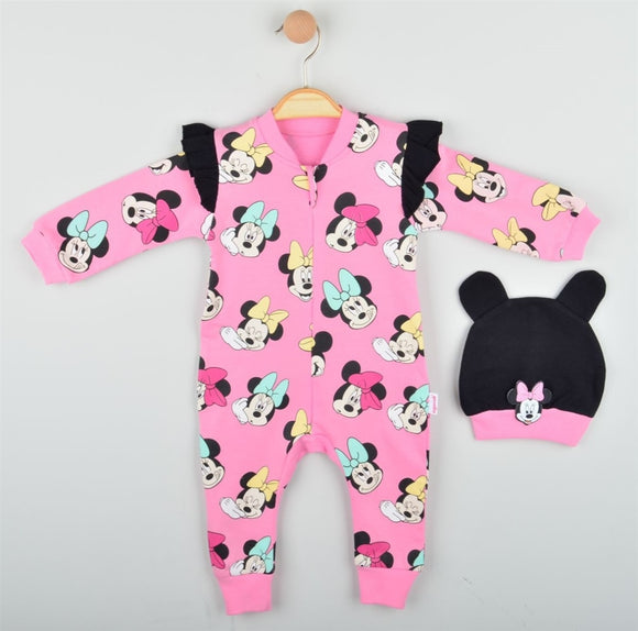 MINNIE MOUSE BABY ROMPERS 3/12m