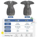 Sleep Sack 0-12 Months Warm Plush Baby