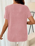 Maternity Round Neck Short Sleeve Top