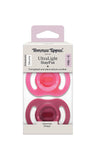 Ultra Light Stay Put Silicone Soothers 6-18M