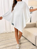 Maternity Summer Casual Loose Asymmetric Hem Split T-Shirt