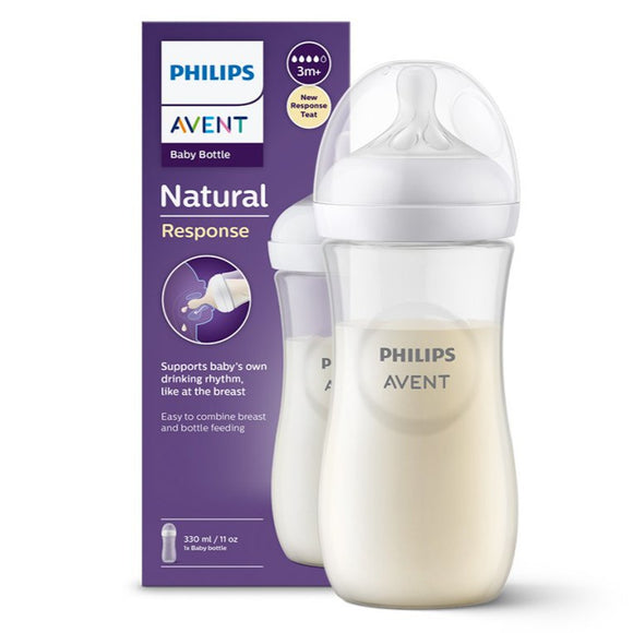 Natural Baby Bottle 330ML, Transparent