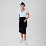 Maternity Skirt Adjustable High Waist