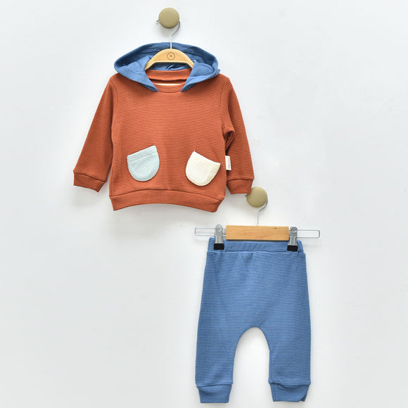 BOY'S SUIT WITH POCKETS 6-18 M