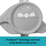 Bright Starts Rainforest Vibes Baby Swing with Toy Bar