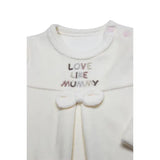 2-Piece Velvet Set I Love Mommy