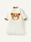 Embroidered Bear Head Sleeping Bag