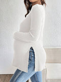Maternity Long Sleeve Casual Sweater