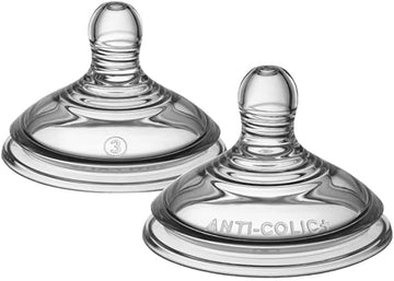 Closer to Nature Teats Anti Colic Fast Flow,(2 Pieces)