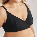 4-Hook Closure Nursing Bra , Plus Size Maternity Bra