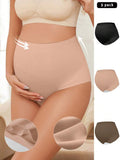 3pcs/Pack High Waisted Maternity Underwear