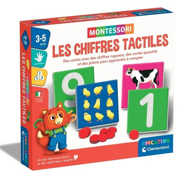 Les chiffres tactiles – Montessori