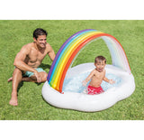 Rainbow Cloud Inflatable Spray Baby Pool