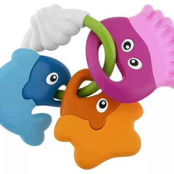 Chicco Rattle Gums Rubbing Fishes
