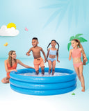 Crystal Blue Inflatable Pool - 168*38 cm