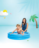 Crystal Blue Inflatable Pool - 114x25 cm