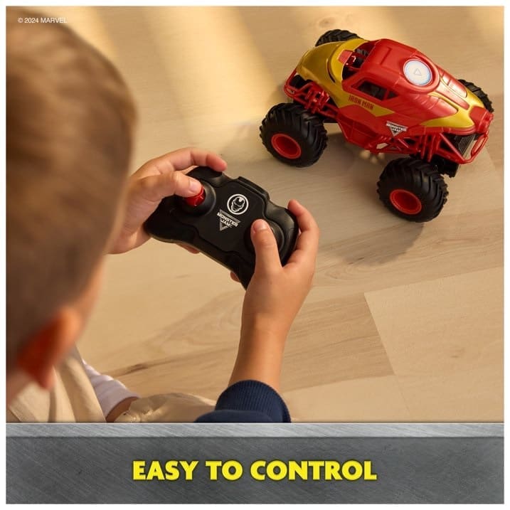 Monster Jam – Marvel Iron Man RC Monster Truck 1:24 Scale
