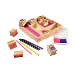 Wooden Stamp Set Friendship