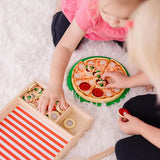 Pizza Party Wooden Play Food Set