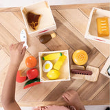 Wooden Food Set