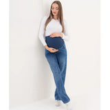 Wide-Leg Maternity Jeans