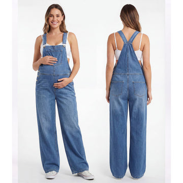 Essential Maternity Denim Overalls