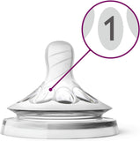 Baby Nipples Natural Feeding 2 pack 0m+