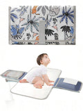 Printed Foldable Diaper Changing Mat & Clutch