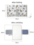 Printed Foldable Diaper Changing Mat & Clutch
