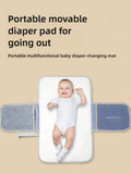 Printed Foldable Diaper Changing Mat & Clutch