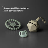 Silicone Gift Set Ultra-Light Soother, Carry Case & Teething Ring