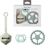 Silicone Gift Set Ultra-Light Soother, Carry Case & Teething Ring