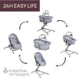 Baby Hug Pro 5-in-1 0-36m, Earl Grey