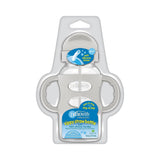 Wide-Neck Sippy Straw Bottle with Handles, 270mL, Gray, 6m+