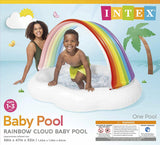 Rainbow Cloud Sunshade Baby Paddling Pool
