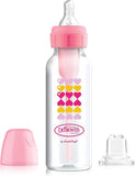 SB8191-P3, 250 ml Narrow-Neck "Options" Transition Bottle TO Sippy Spout - Pink