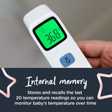 NoTouch Infrared Forehead Digital Thermometer