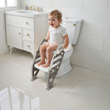 Toilet Trainer Adjustable Ladder with Non-Slip