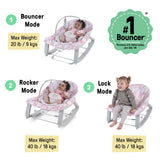 Ingenuity Keep Cozy 3-in-1 Grow with Me Baby Bouncer, Rocker & Toddler Seat