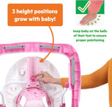 Bright Starts JuneBerry Walk-A-Bout Walker with Easy Fold Frame