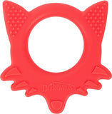 Flexees Fox, Soft 100% Silicone Baby Teether, BPA Free, 3m+