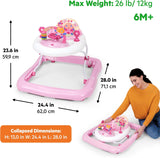 Bright Starts JuneBerry Walk-A-Bout Walker with Easy Fold Frame
