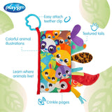 Animals World Sensory Book, Multicolor