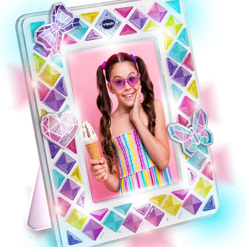 Mosaic Magic Lights Photo Frame