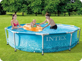 Beachside Metal Frame Pool with Filter Pump