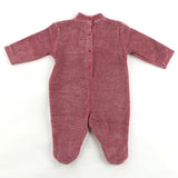 JUMPSUIT...VELVET WITH CAT 0-9m