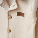 Collared Baby Romper 0/3-0/3-3/6 M
