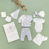 BABY Set 10-Piece Elephant/Gray