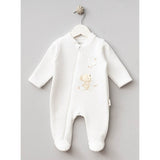 Cute Squirrel Patterned Cotton Baby Quilted Overalls 0-9m